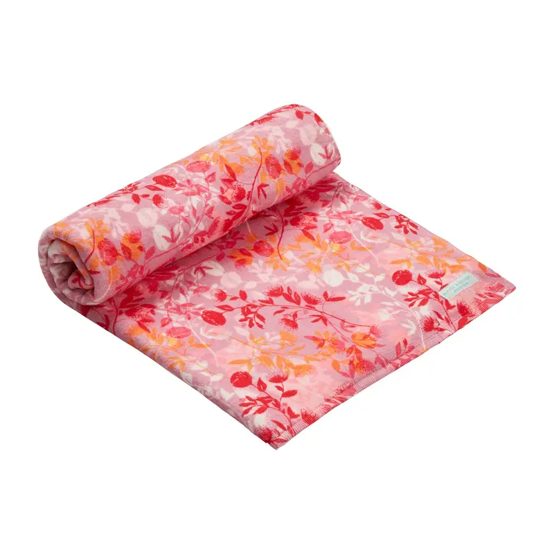 Lilac Botanical Oversized Beach Towel 1