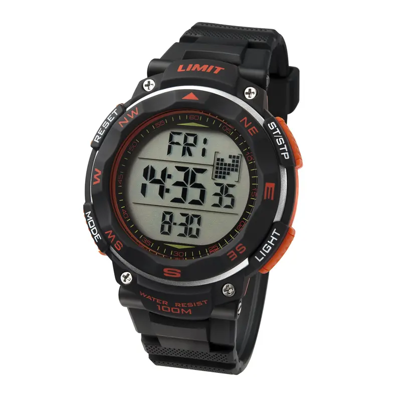 Limit Proxr Countdown Watch - Black/Orange Nauticalia Dive & Regatta Timer 1