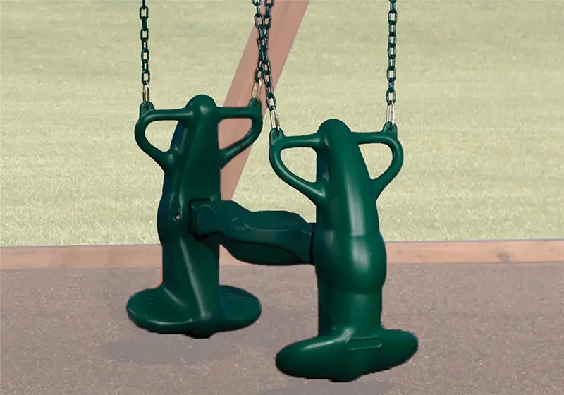 Mega Rider Swing – Green Riding Seat For 8-Foot Beam Applications 1