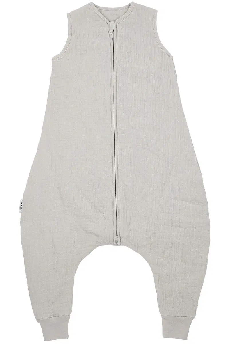 Meyco Pre-Washed Muslin Winter Sleep Jumper – 104Cm, Neutral Greige Tone 1
