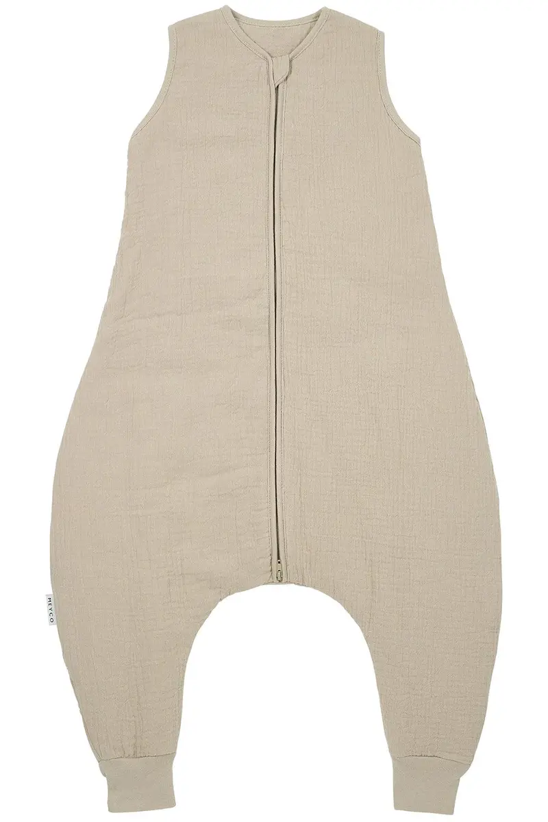 Meyco Pre-Washed Muslin Winter Sleep Jumper – 92Cm, Soft Sand Hue 1