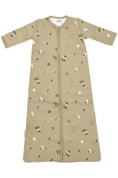 Meyco Sand Forest Animals Sleep Sack – 60 Cm Sleeveless Sleeping Bag With Detachable Arms 1