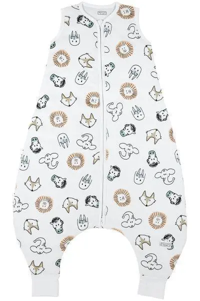 Meyco Winter Sleep Jumper In Multicolour Animal Print – Warm Overall For Babies (92 Cm) 1