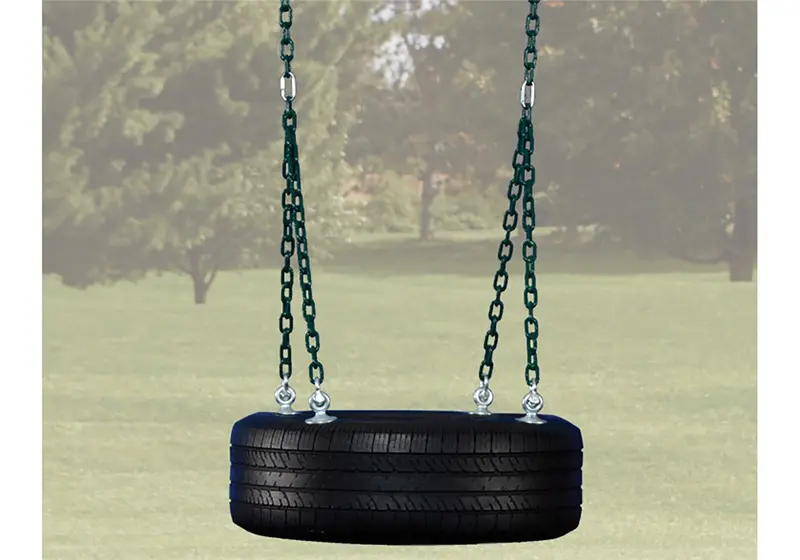 Mid-Size Tire Swing – Engineered For 9-Foot Swing Beam Setups 1