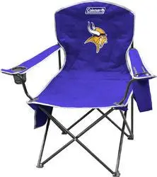 Minnesota Vikings Xl Quad Chair With Integrated Cooler Bag 1