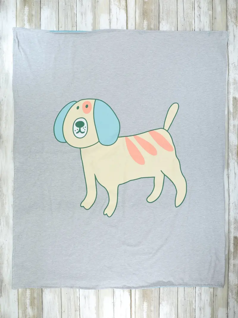 Mnc Royal Pups Duke Plush Blanket 1