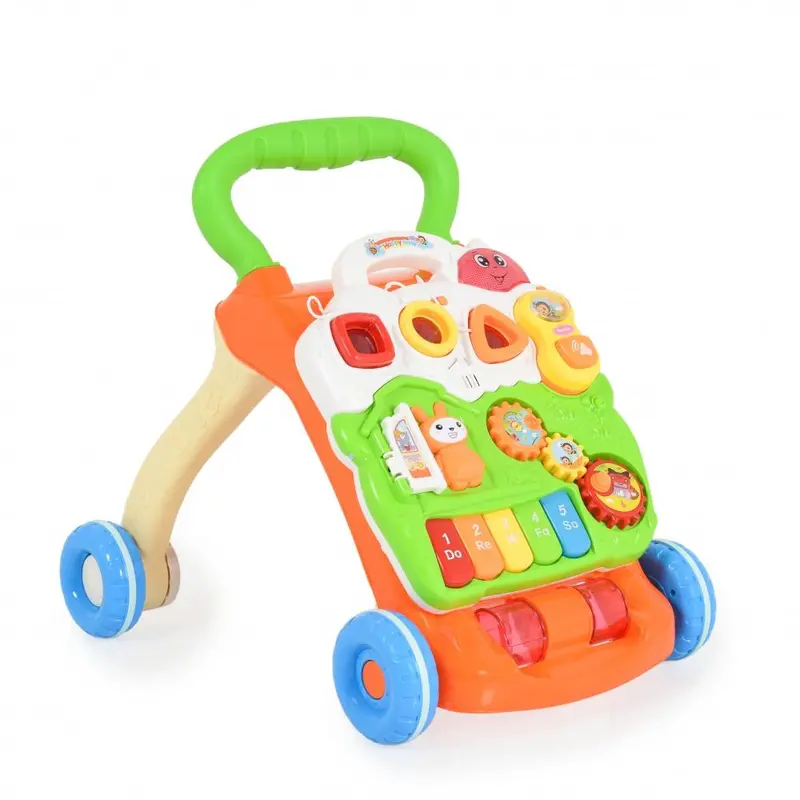Moni Musical Push Walker With Piano Keys For Early Walkers 1