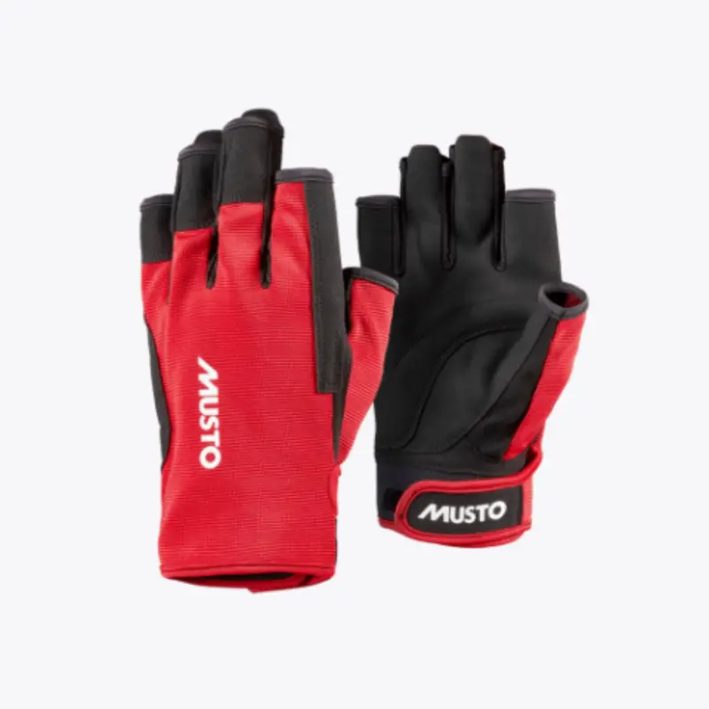 Musto Ess Sailing Gloves – Red Short-Finger Version 2.0 1