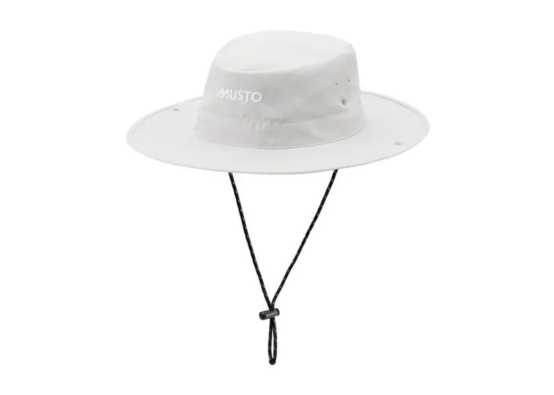 Musto Fast-Dry Brimmed Sun Hat – Platinum Grey 1