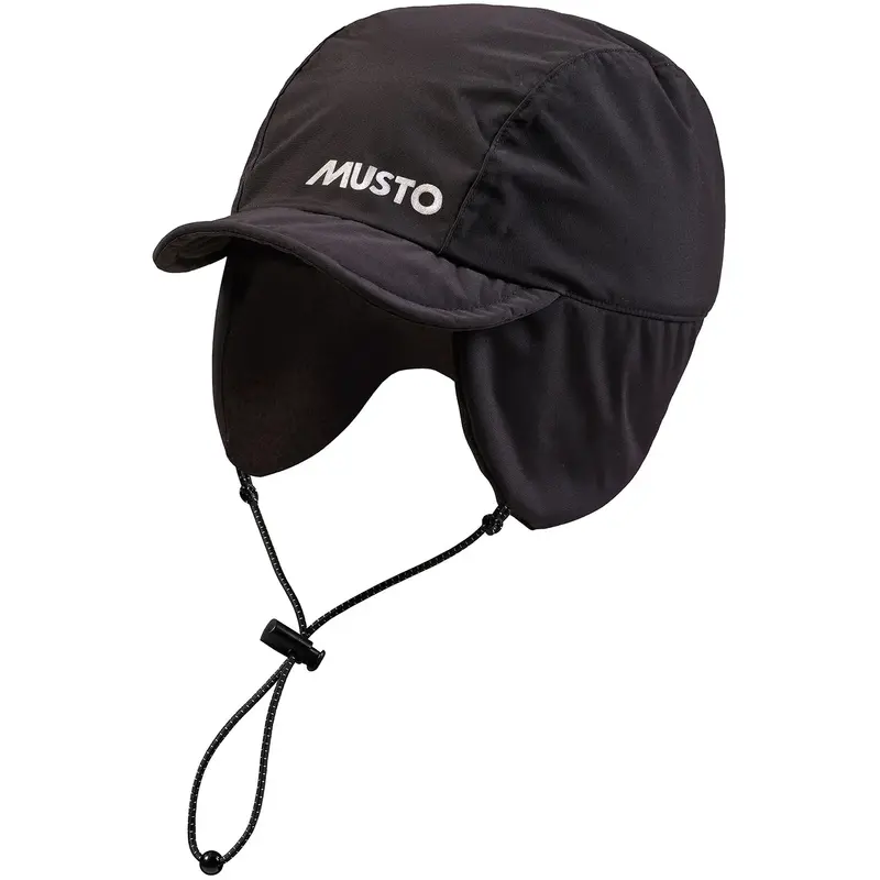 Musto Mpx Fleece-Lined Waterproof Cap – Black 1