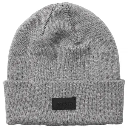 Musto Shaker Cuff Beanie – Navy/Black/Grey Unisex Knit Hat 3