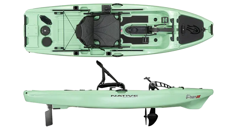 Native Watercraft Slayer 10 Lte Propel Kayak – Ultra-Light Pedal-Drive Fishing Kayak 1