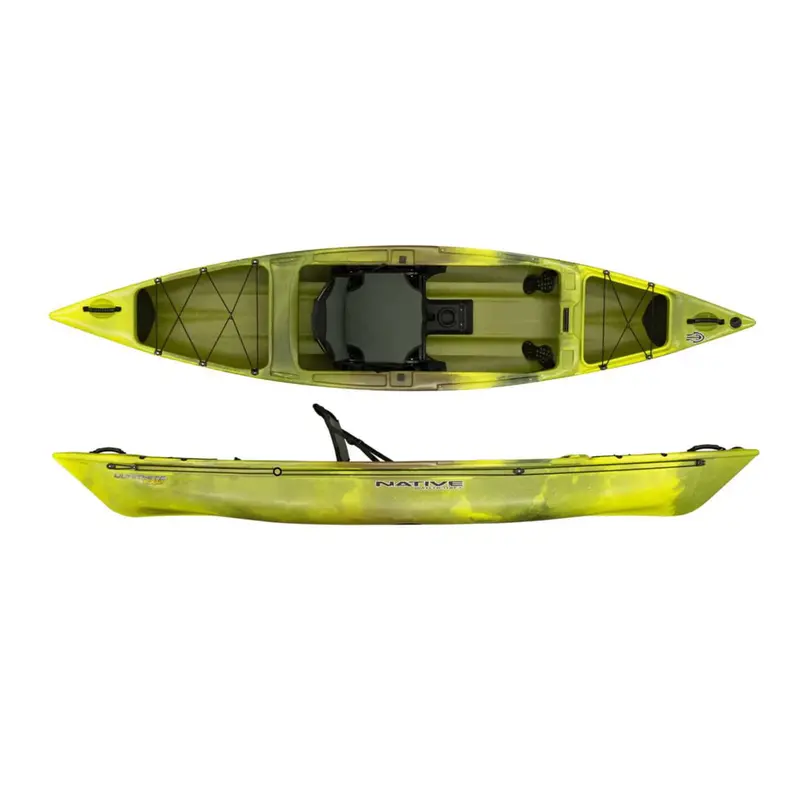 Native Watercraft Ultimate Fx 12 Pro – Gator Green Camo Fishing Kayak 1