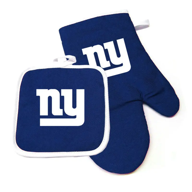 New York Giants Official Nfl Kitchen Safety Mitt & Holder Pair 1
