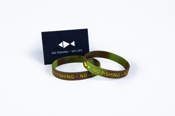 No Fishing – No Life Angler Wristband | Minimalist Fishing Accessory & Gift 1