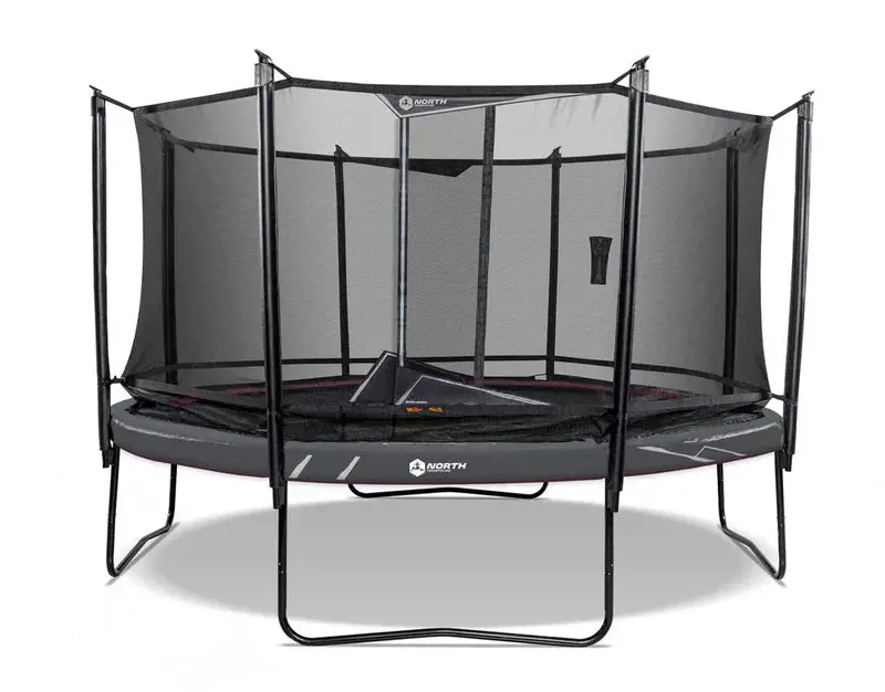 North® Legend 14' Round Above-Ground Trampoline With Enclosed Net 1