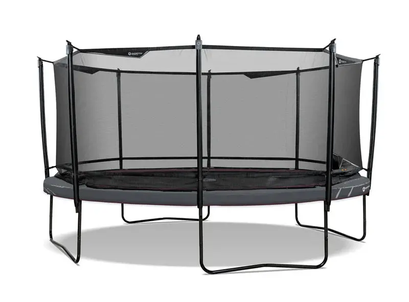 North® Legend 16' × 11' Oval Above-Ground Trampoline With Enclosure 1
