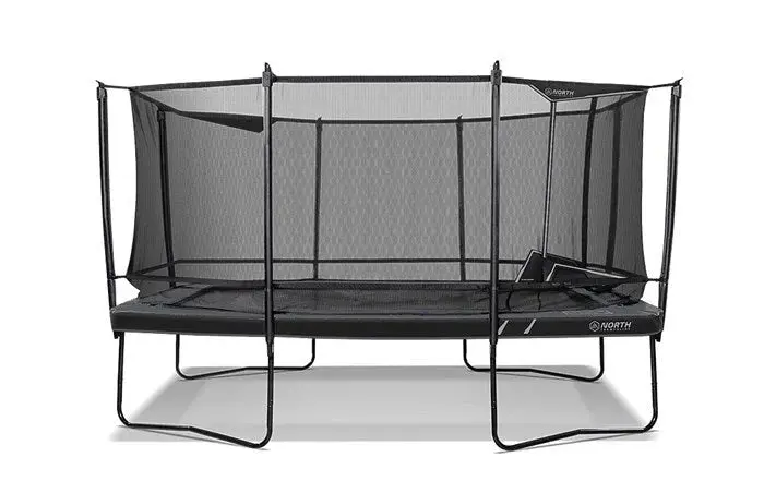 North® Legend 17.5' × 12' Rectangular Above-Ground Trampoline With Safety Enclosure 1
