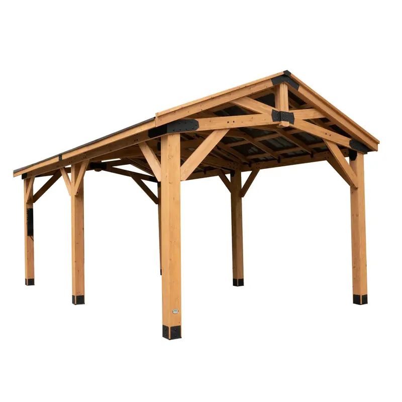 Norwood 20' X 12' Carport Or Gazebo Hybrid 1
