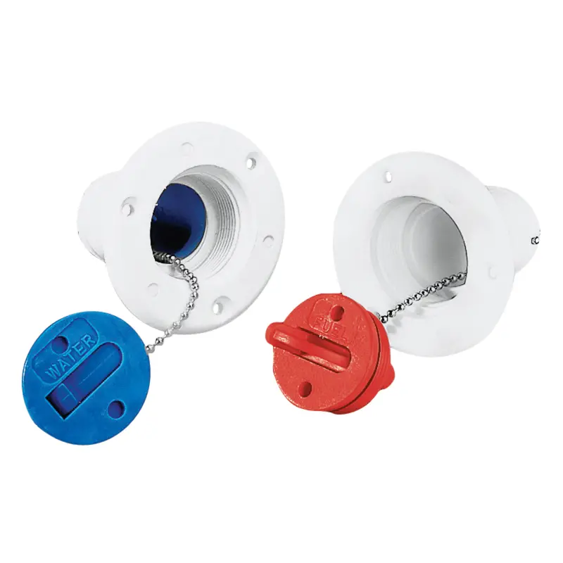 Nuova Rade Plastic Deck Water Filler - White 38Mm Marine Hatch 1