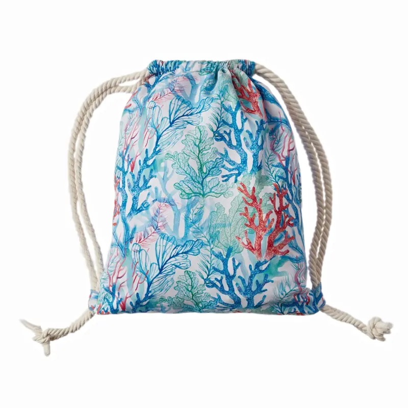 Ocean-Inspired Backpack With Coral Reef Design 1