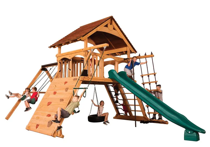 Olympian Peak Jumbo Single-Swing Play System 1