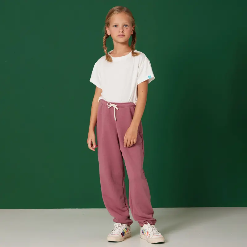Organic Vegan Cotton T-Shirt In White 1