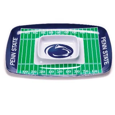 Penn State Nittany Lions Chip And Dip Serving Tray - Football Fan Serving Dish 1