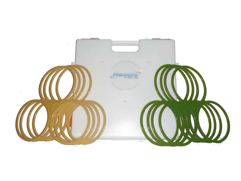 Phloops Ring Toss Game – Olive Drab & Tan Outdoor Set 1