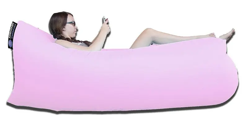 Piggly Pink Inflatable Hammock Lounger – Festive Air Sofa & Floating Lounger 1