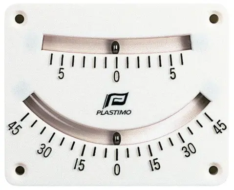 Plastimo Twin-Scale Clinometer – Yacht & Dinghy Heel Angle Meter 1