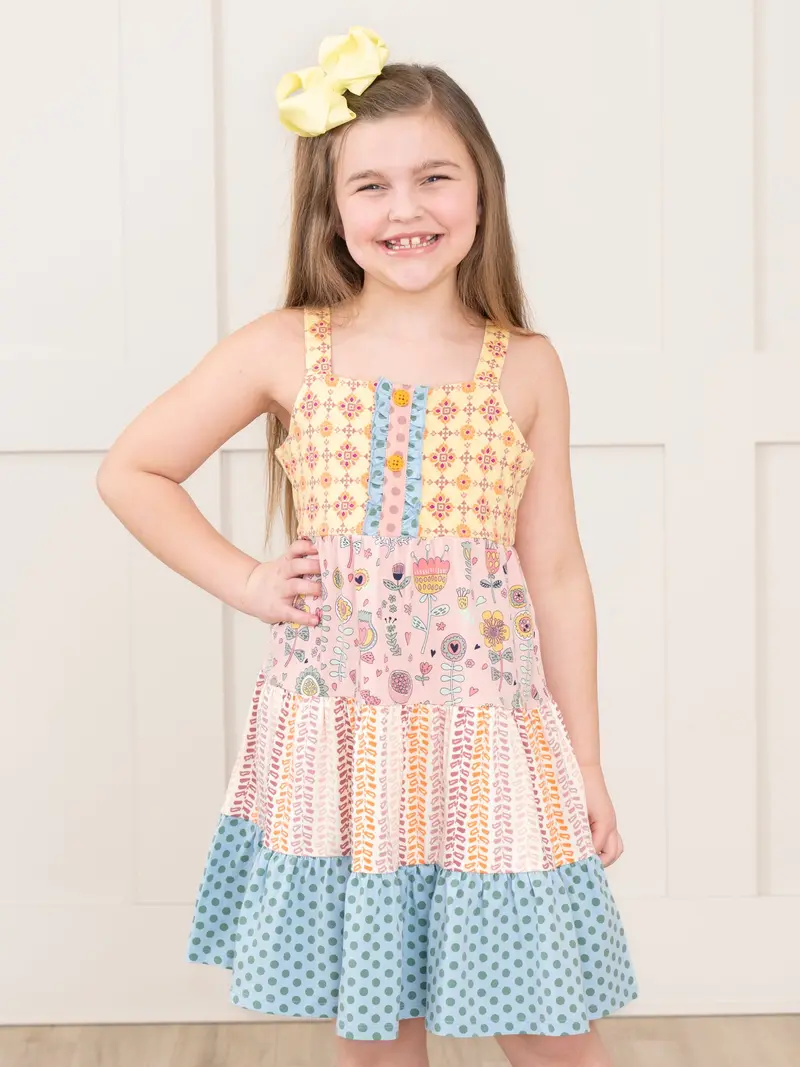 Poppy Sunshine Prairie-Inspired Ruffle Dress 1