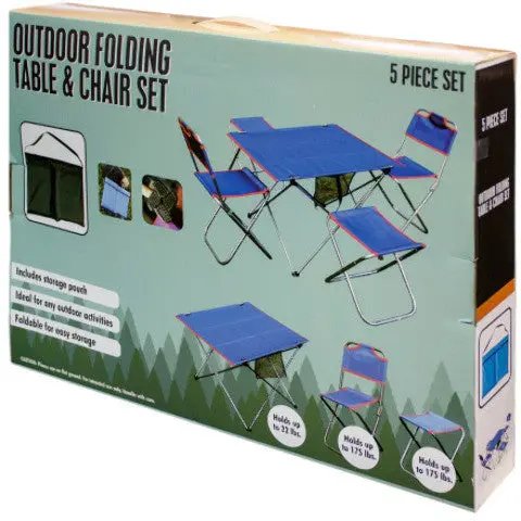 Portable Folding Outdoor Table And Chair Set 1