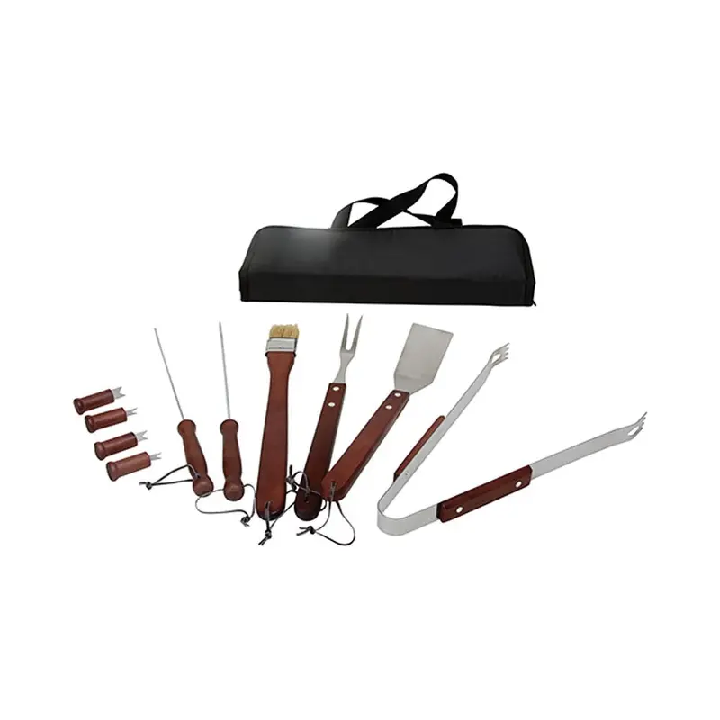 Premiumconnection 11-Piece Stainless Steel Bbq Utensil Set 1
