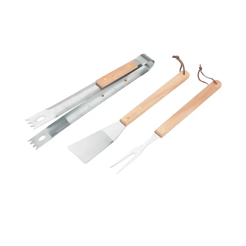 Premiumconnection 3-Piece Stainless Steel Grill Tool Set 1