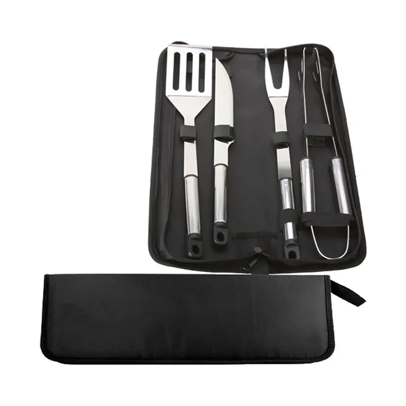 Premiumconnection 5-Piece Stainless Steel Outdoor Bbq Set For Backyard Entertaining 1