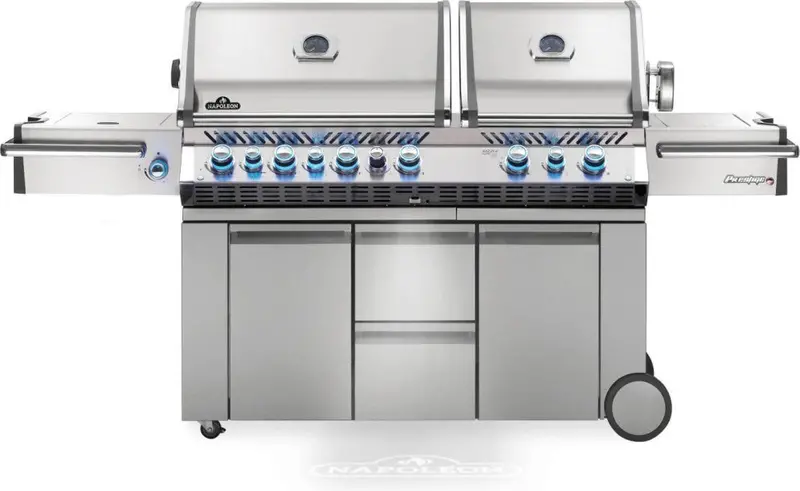 Prestige Pro™ 825 Rsbi Gas Grill – Power Side Burner + Infrared Rear & Bottom Burners 1