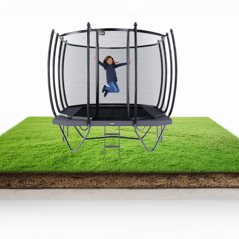 Pro-Line Avyna 10' X 14' Rectangular Above-Ground Trampoline With Safety Enclosure 1