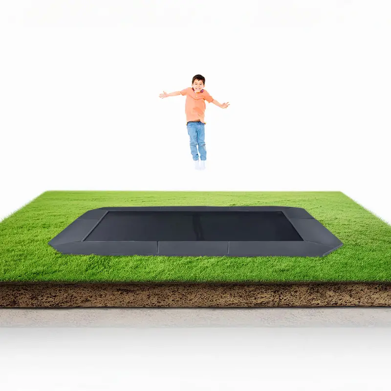 Pro-Line Avyna 10' X 14' Rectangular In-Ground Trampoline System 1