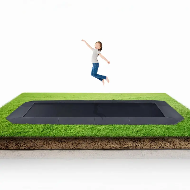 Pro-Line Avyna 10' X 17' Rectangular In-Ground Trampoline Kit 1