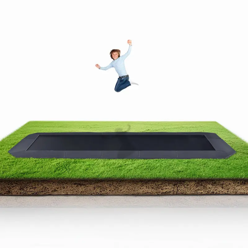 Pro-Line Max Avyna 12X18-Foot Rectangular In-Ground Trampoline – High-Performance Backyard Fitness System 1
