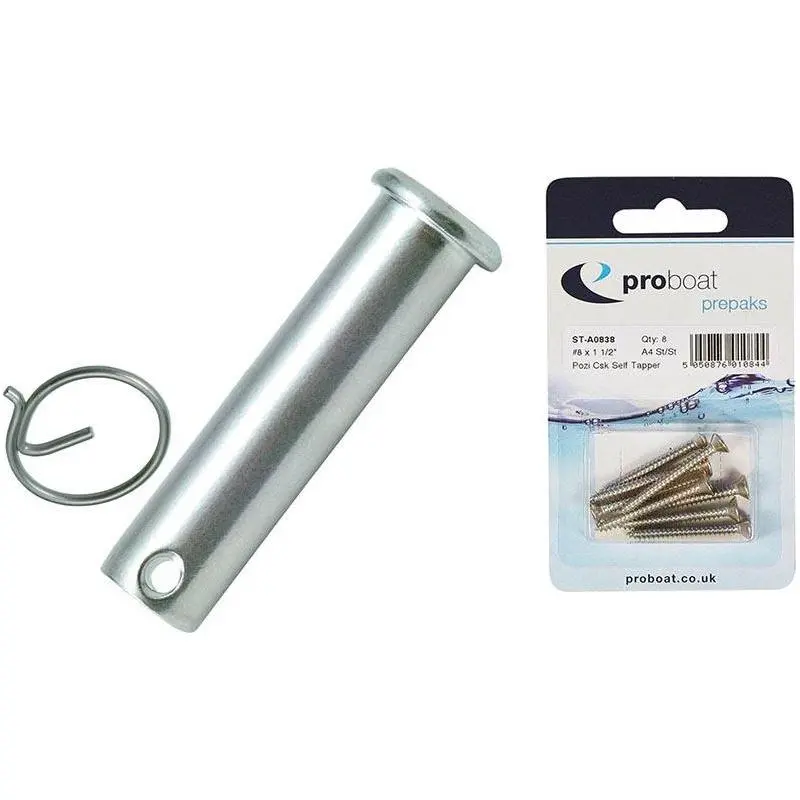 Proboat Clevis Pin & Split Ring Kit – 5Mm × 18Mm Stainless Steel 1