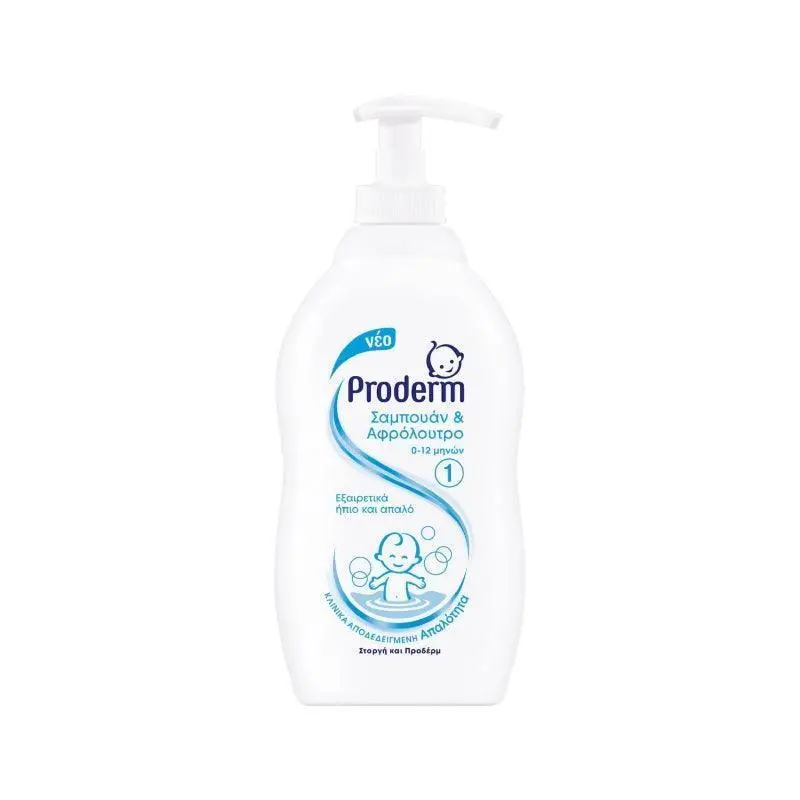 Proderm Baby Shampoo & Body Wash – 0–12 Months, 400 Ml 1