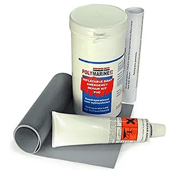 Pvc Inflatable Repair Kit – Grey Solvent Cement & Matching Patches 1