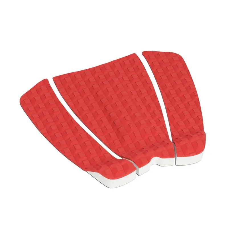 Red Three-Part Tail Pad For Maximum Board Adhesion 1