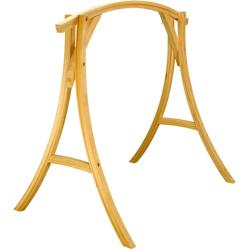 Roman Arc Cypress Wood Swing Frame 1