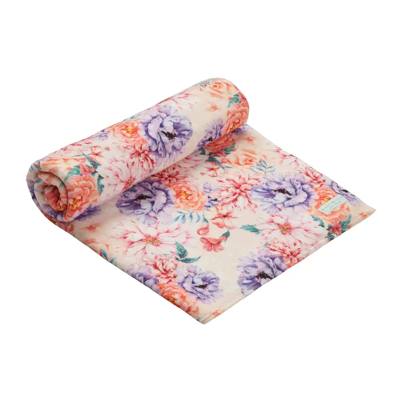 Romantic-Print Beach Towel 1