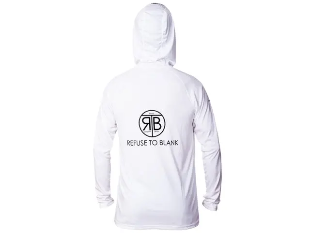 Rtb Uv Long-Sleeve Hoodie – White Breathable Fishing Hoodie With Upf 50+ Uv Defense 1
