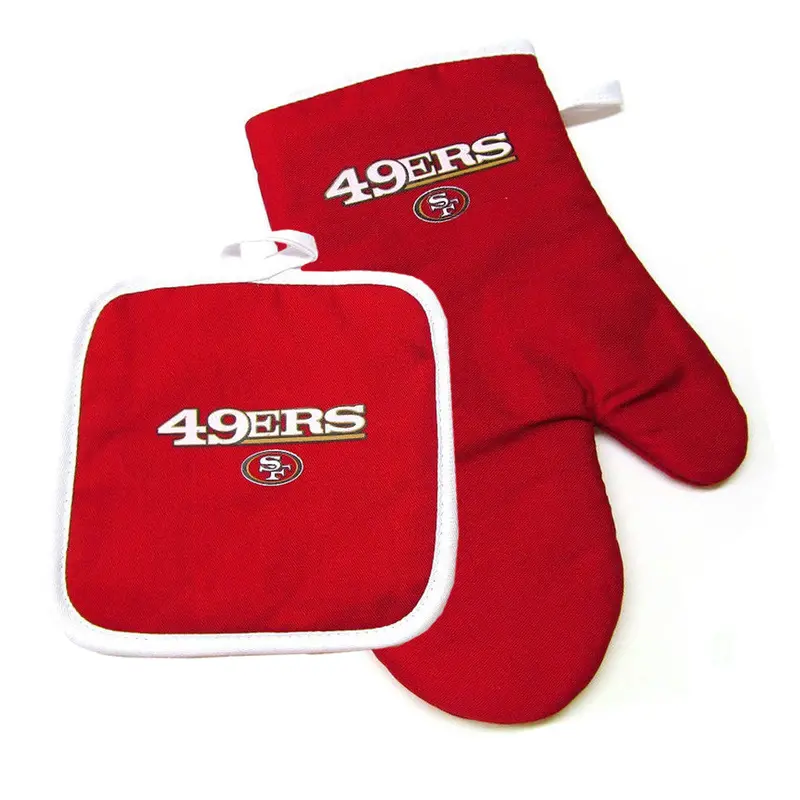 San Francisco 49Ers Authentic Nfl Kitchen Heat Protection Set 1