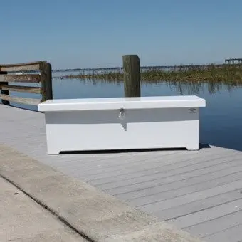 Sea-Line Sldb60 Fiberglass Dock Box – 66" Long X 22" Deep X 22" High 1